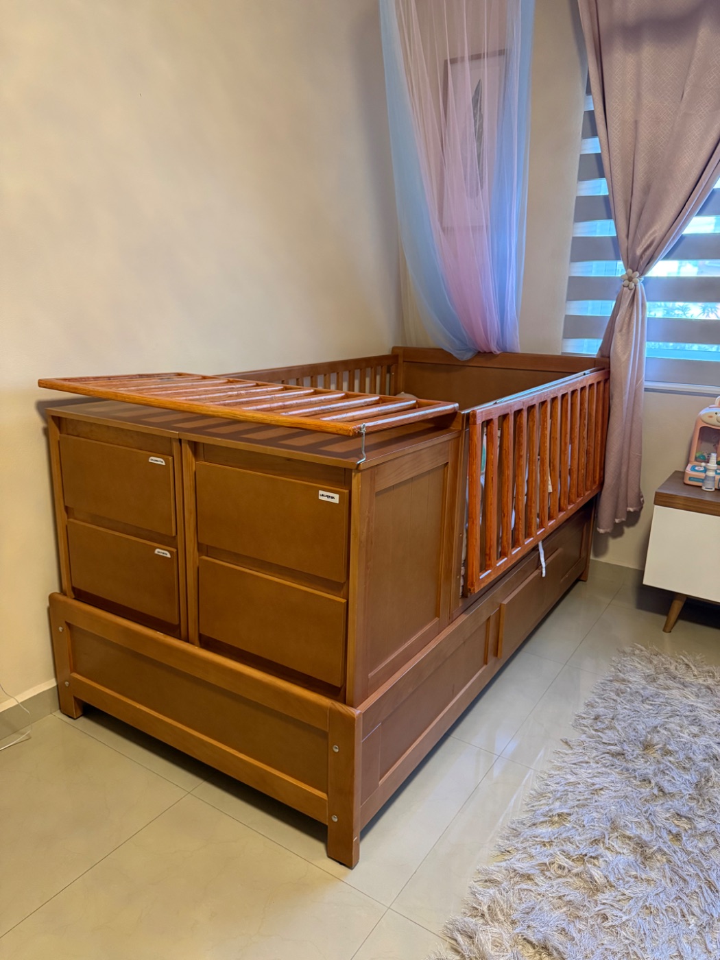 Cuna Multifuncional con Cajonera y Cambiador Integrado en venta