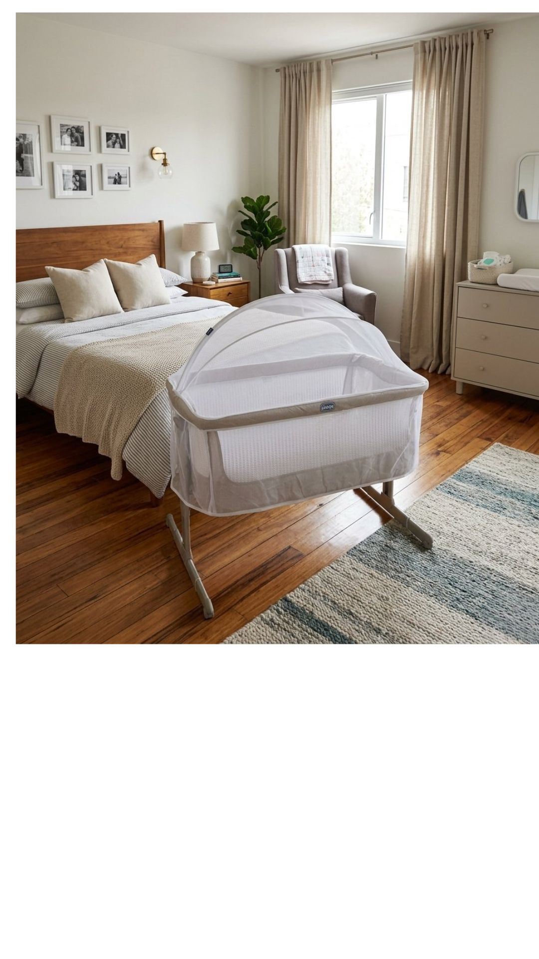 Cuna Colecho Chicco Next2Me + Mosquitero Original | Excelente Estado en venta