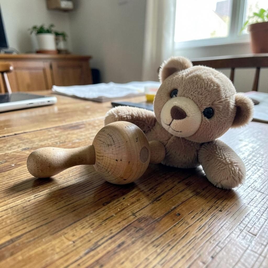 Sonaja de Madera Montessori Bebe en venta