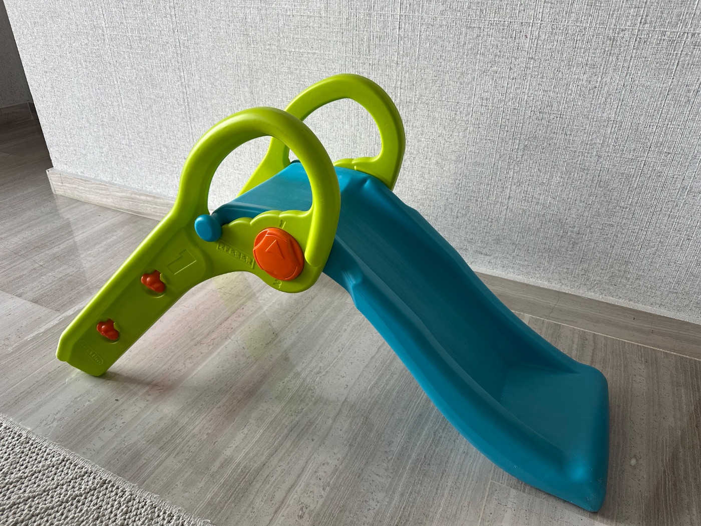 FEBER Resbaladilla Infantil Plegable Verde y Azul en venta
